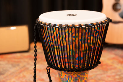 MEINL Percussion Travel Series African Djembe 14" - Kenyan Quilt