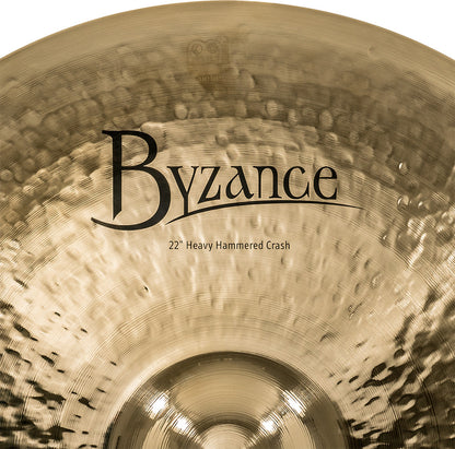 MEINL Cymbals Byzance Brilliant Heavy Hammered Crash - 22"