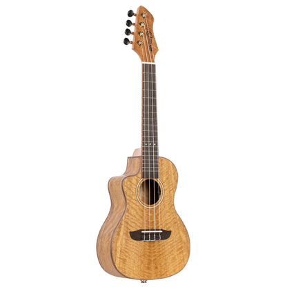 ORTEGA Horizon Serie Konzert Preamp Ukulele 4 String Lefty - Mango Natural + Bag