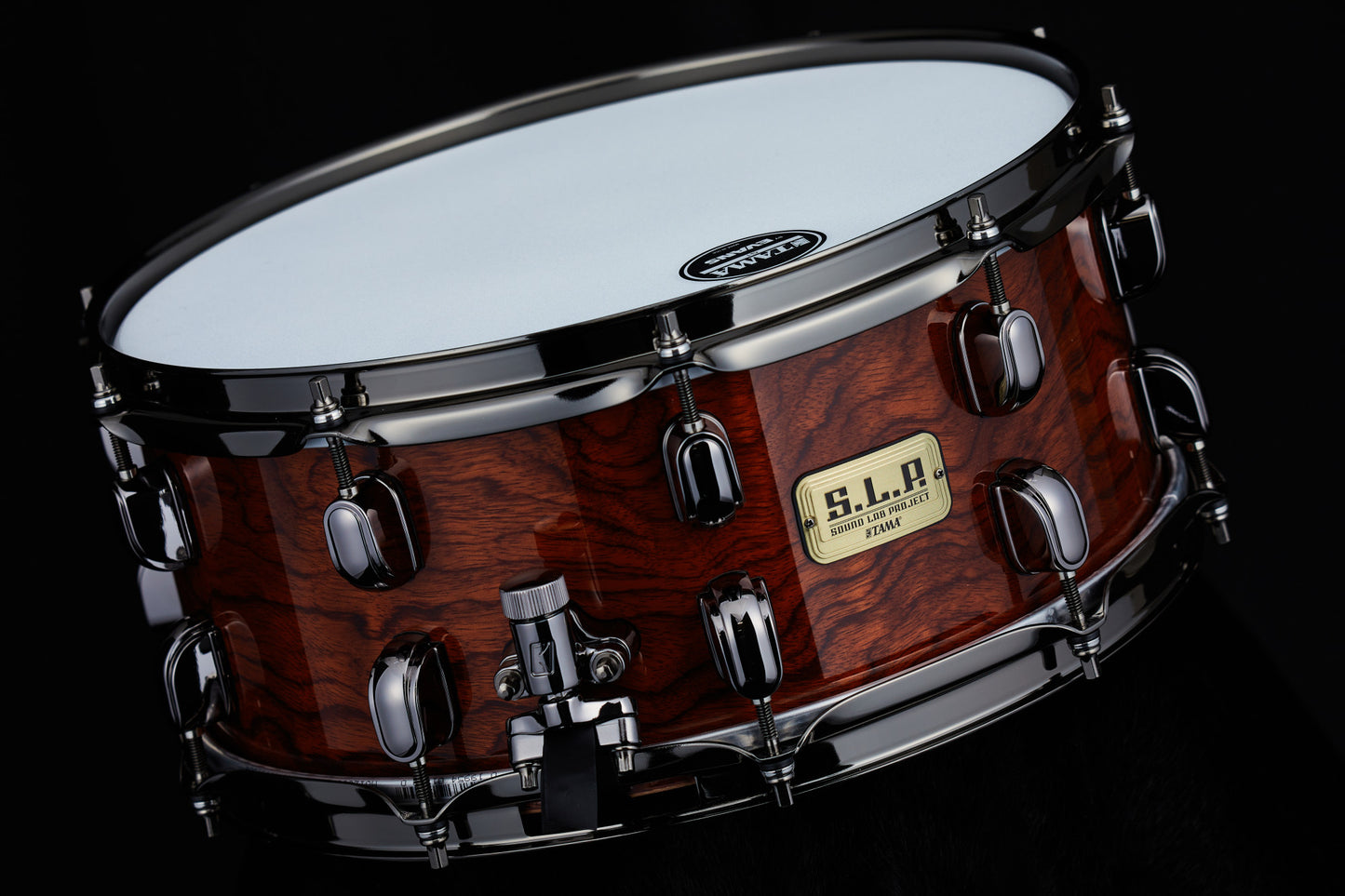 TAMA Sound Lab Project G-Bubinga Snaredrum 14" x 6"- Natural Quilted Bubinga