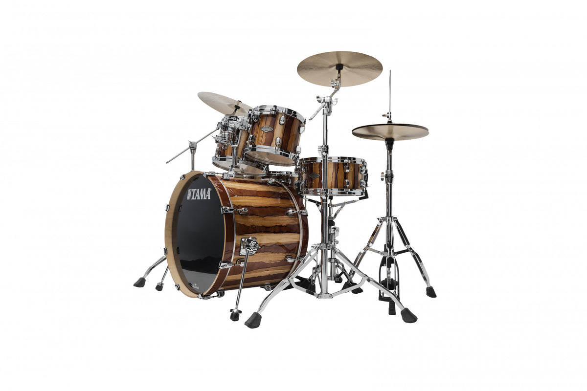 TAMA Starclassic Performer Shell Kit 4 teilig - Caramel Aurora/Chrom HW