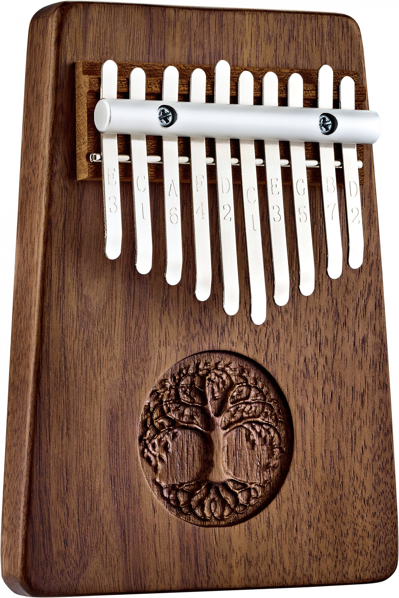 Meinl Sonic Energy Solid "Tree of Life" Kalimba - 10 Töne / schwarzes Walnussholz