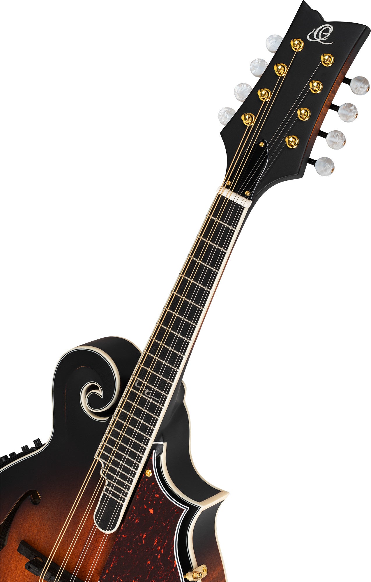 ORTEGA F-Style Serie Mandolin 8 String - Solid Spruce / Solid Flamed Antique Violin Oil + Bag