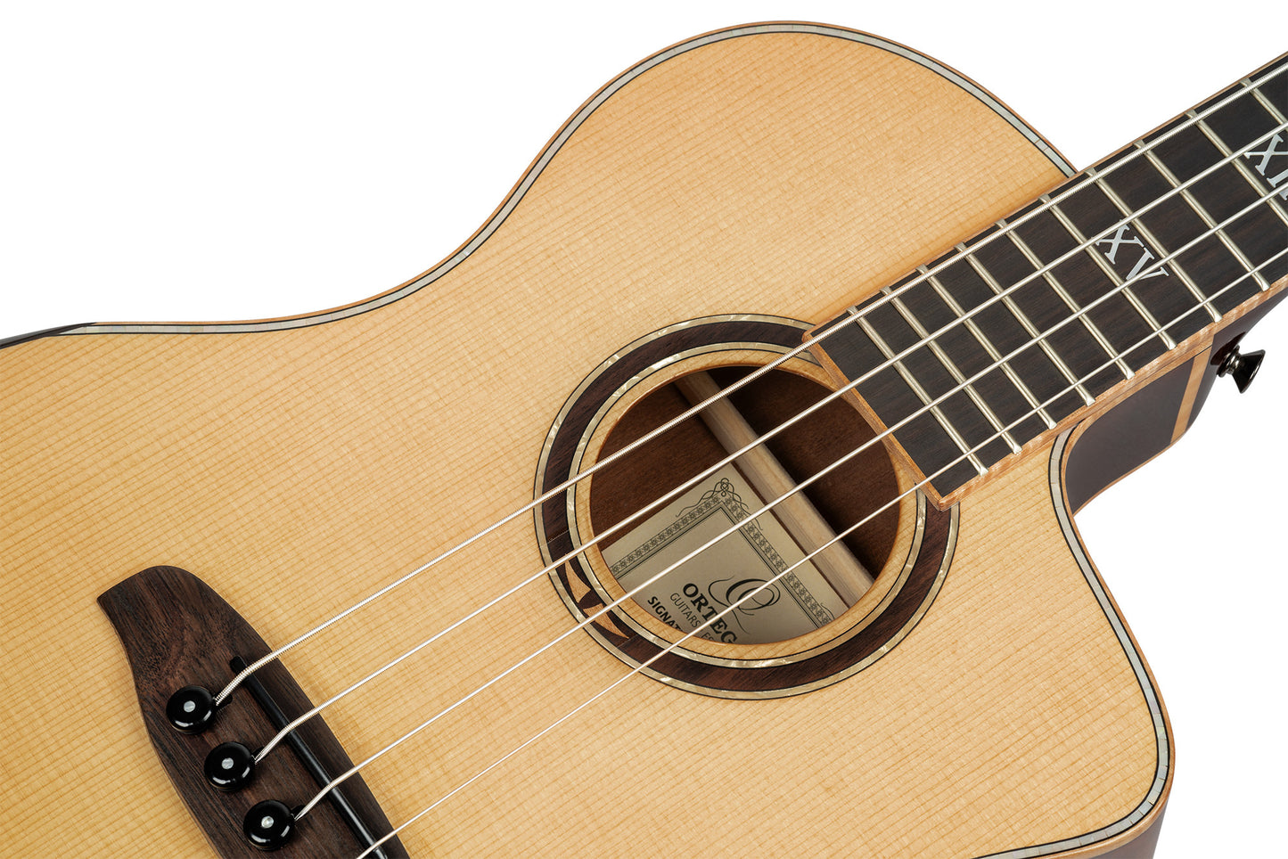 ORTEGA Ken Taylor Signature Series Acoustic Bass 4-String - Natural + Gigbag