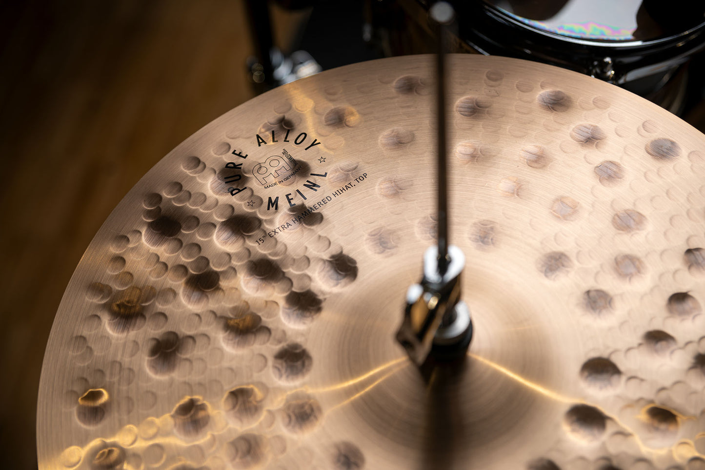 MEINL Cymbals Pure Alloy Extra Hammered Hihat - 15"