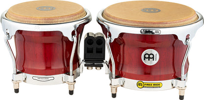 MEINL Percussion Professional Series Wood Bongo 7" Macho & 8 1/2" Hembra - Cherry Red