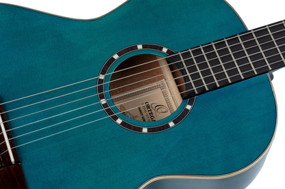 ORTEGA Family Series 3/4 Konzertgitarre 6 String - Ocean Blue + Bag
