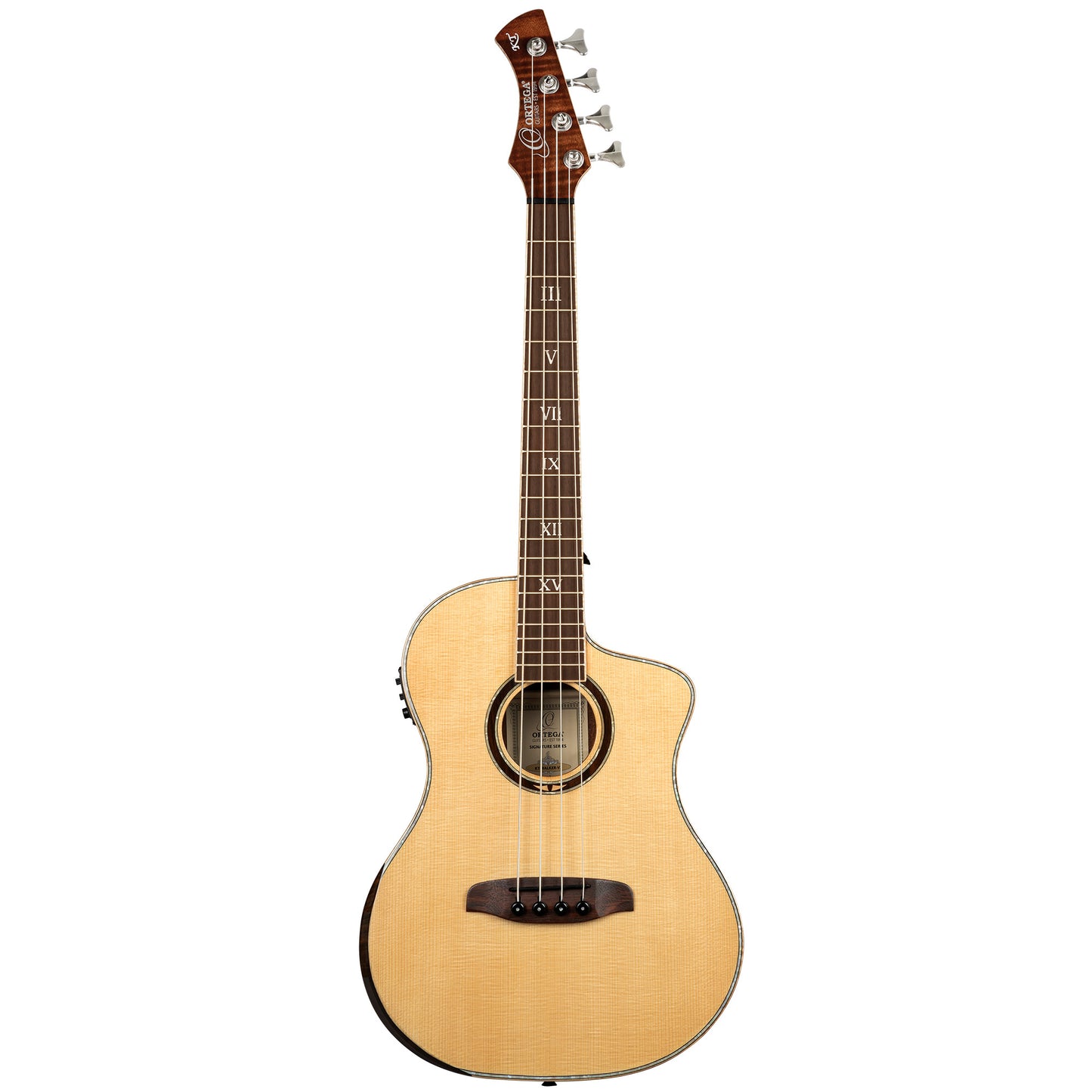 ORTEGA Ken Taylor Signature Series Acoustic Bass 4-String - Natural + Gigbag
