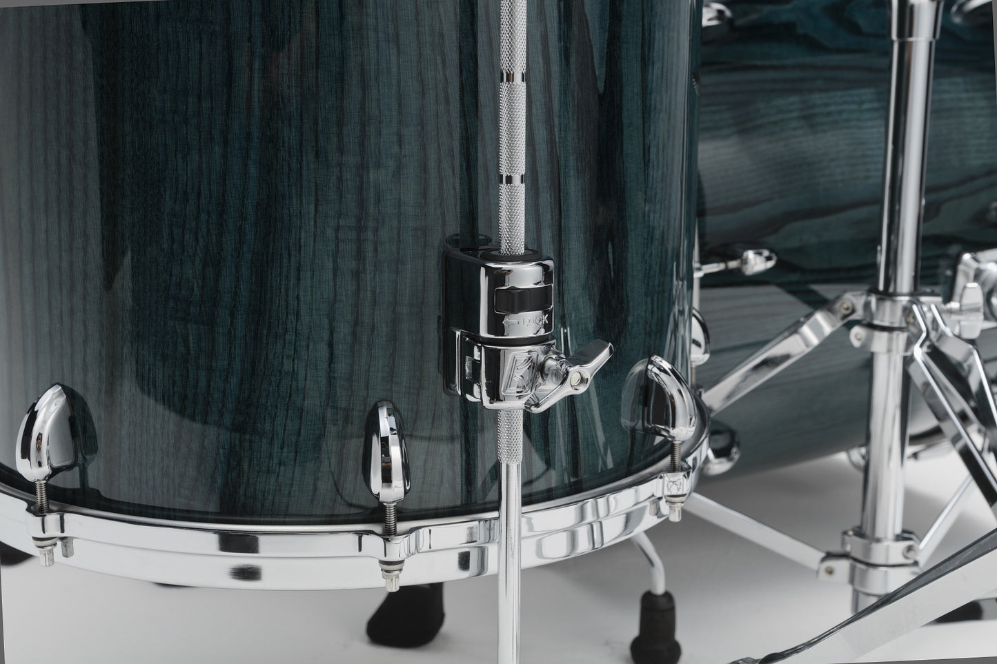 TAMA STAR Walnut Floor Tom 18" x 16" - Light Indigo Japanese Chestnut/Chrom HW