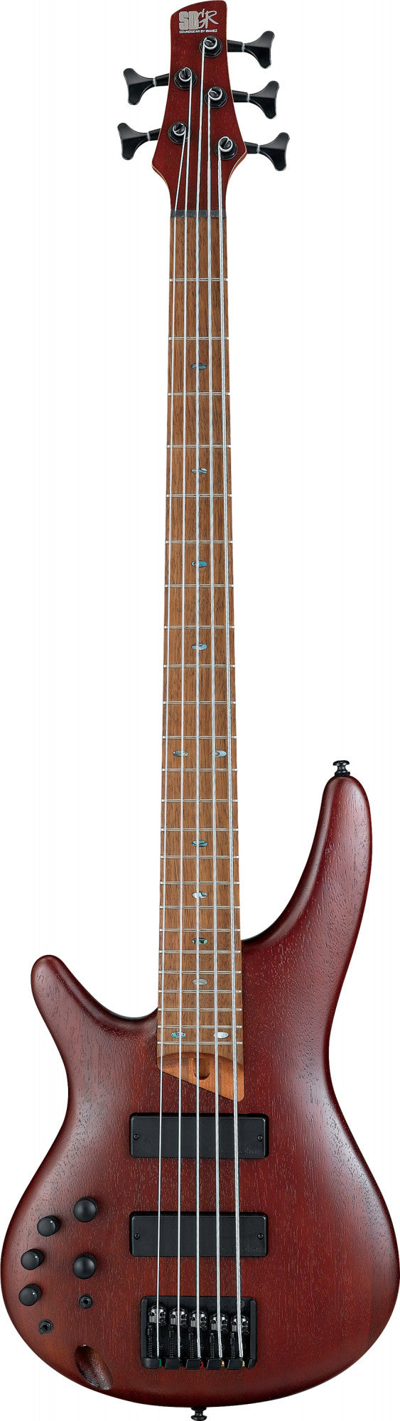 IBANEZ SR E-Bass 5-String Lefty - Brown Mahogany