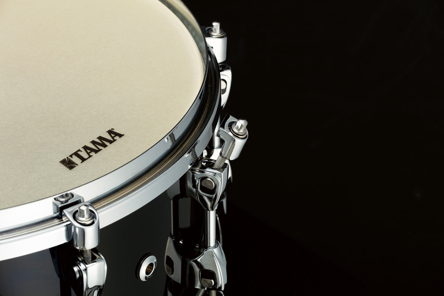 TAMA STARPHONIC Maple Bravura Concert Snaredrum 14" x 6" - Piano Black/Chrom HW