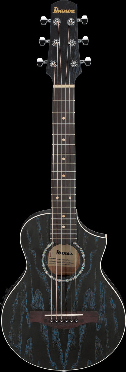 IBANEZ EWP Piccolo Guitar 6-String - Galaxy Aqua Open Pore + Gig Bag
