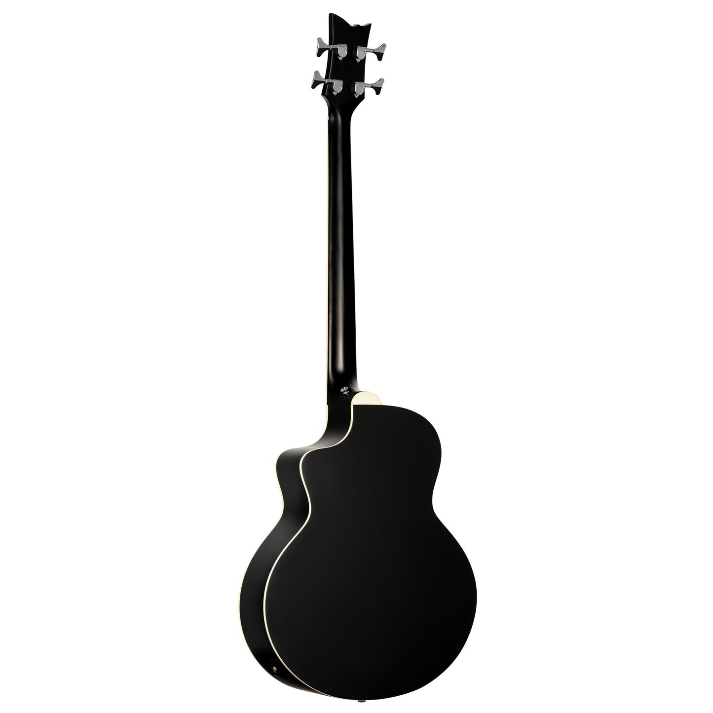 ORTEGA Deep Series 7 Medium Scale Acoustic Bass 4 String - Spruce / Mahogany Satin Black
