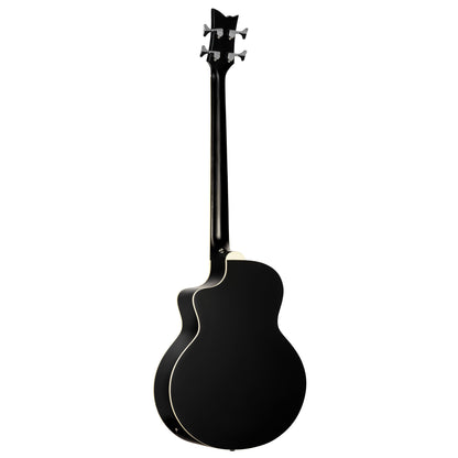 ORTEGA Deep Series 7 Medium Scale Acoustic Bass 4 String - Spruce / Mahogany Satin Black