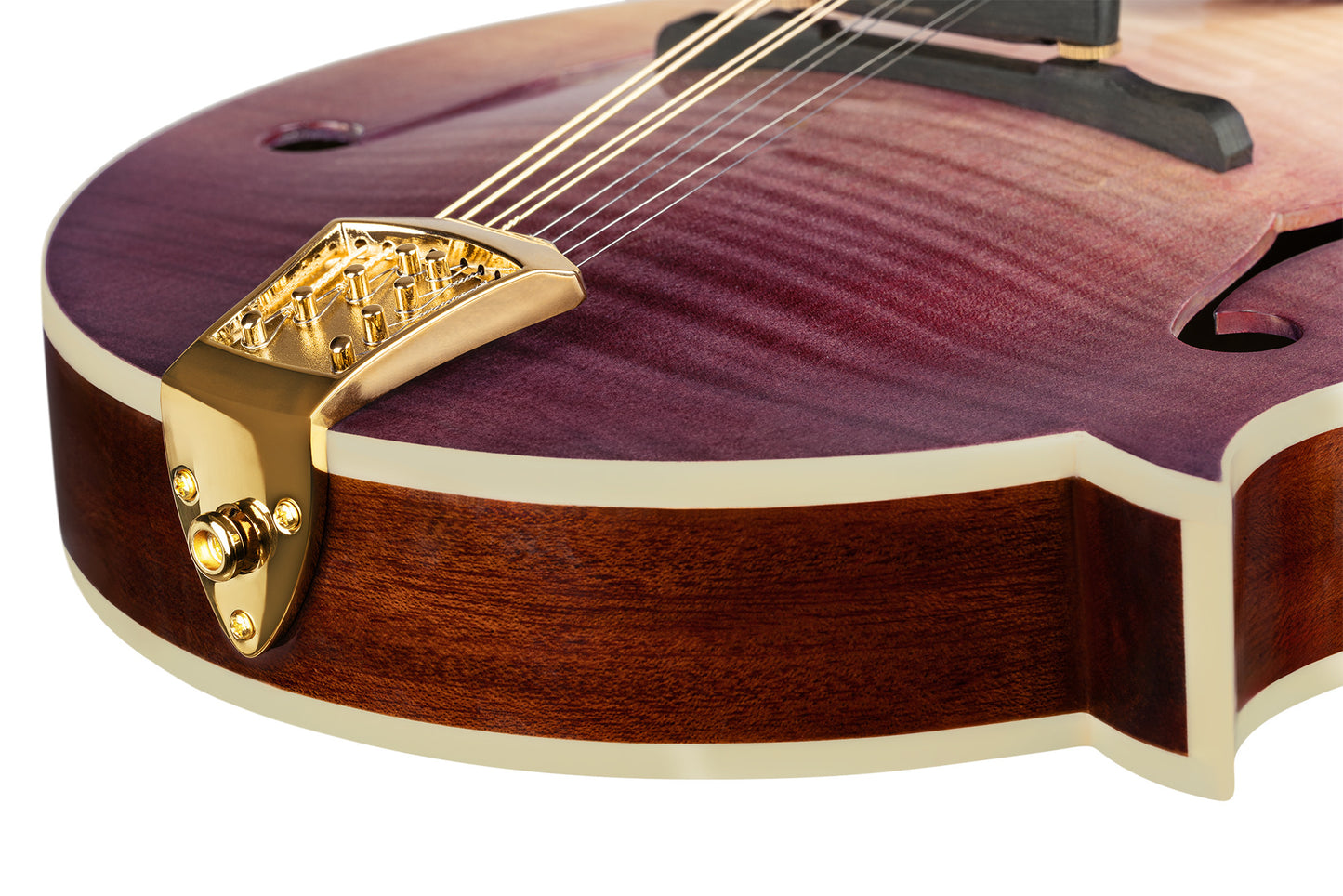 ORTEGA Americana Series F-Style Mandoline + Croco Leder Koffer