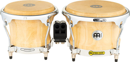 MEINL Percussion Professional Series Wood Bongo 7" Macho & 8 1/2" Hembra - Natural