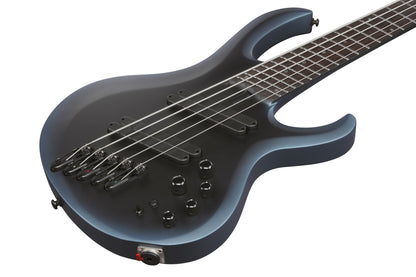 IBANEZ Bass Workshop BTB Electric Bass 5-String Multi Scale - Midnight Arctic Ocean Matte + Case