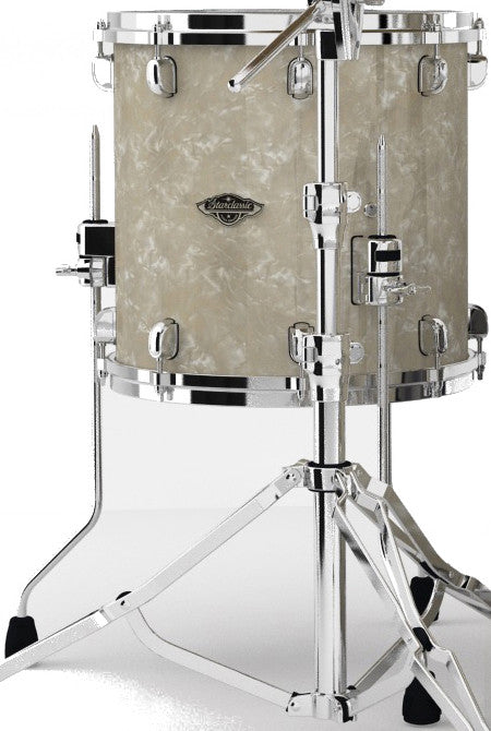 TAMA Starclassic Walnut/Birch Duracover Wrap Floor Tom 14" x 12" - Vintage Marine Pearl/Chrom HW