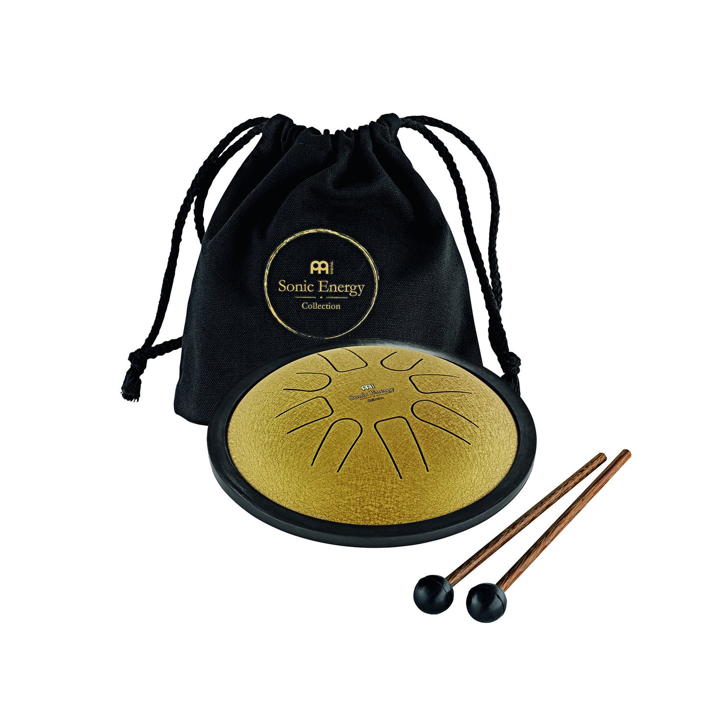 MEINL Sonic Energy Small Steel Tongue Drum 7" - C Moll/8 Töne/440 Hz - Gold