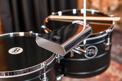 MEINL Percussion Chrome & Steel Finish Salsa Timbales Cowbell - 7 1/2"