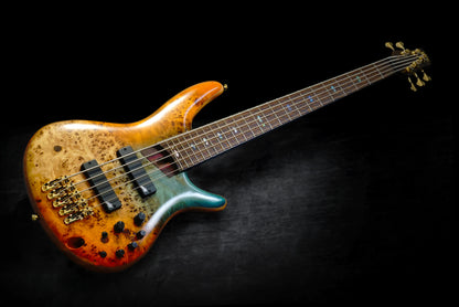 IBANEZ Premium SR Electric Bass 4-String - Autum Sunset Sky + Gig Bag