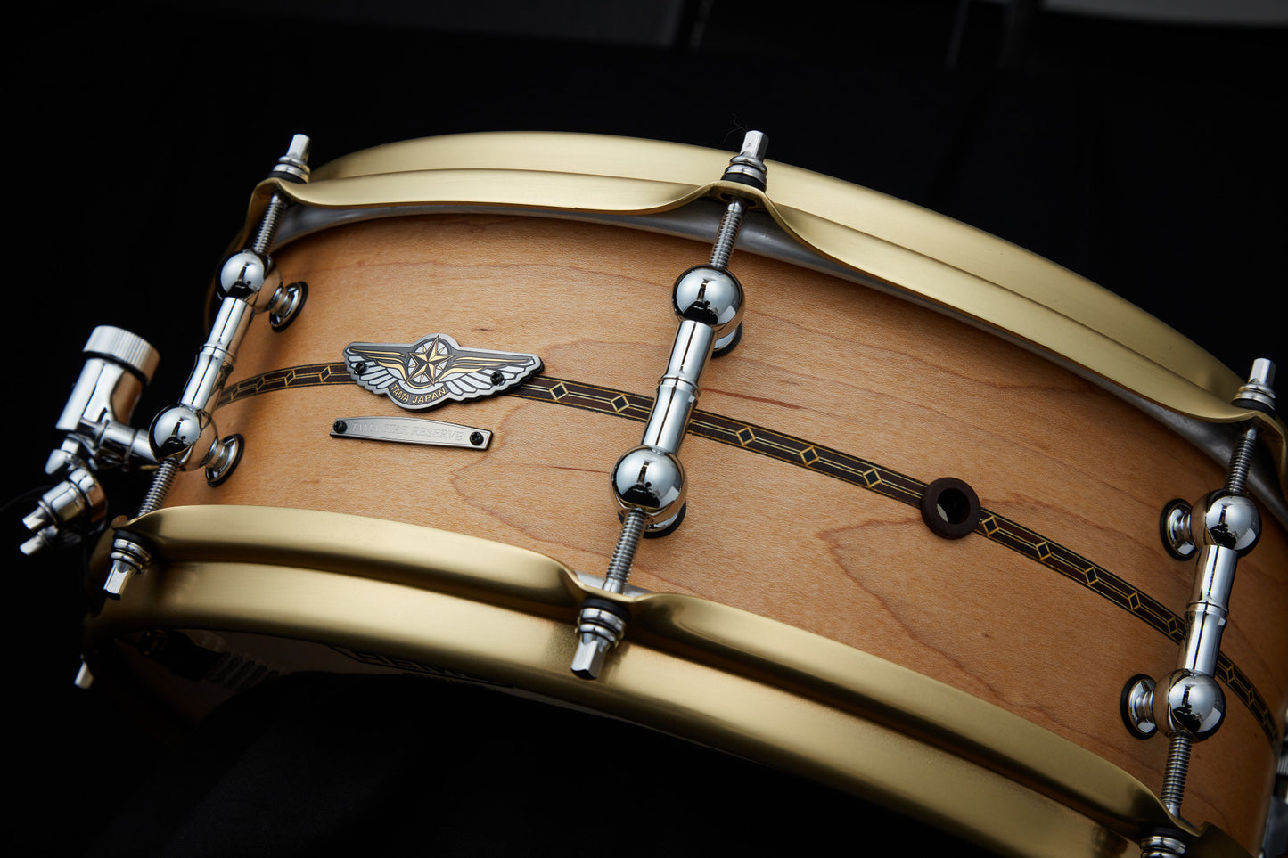 TAMA STAR Reserve Solid Maple Snare Drum 14" x 5" - Oiled Natural Maple