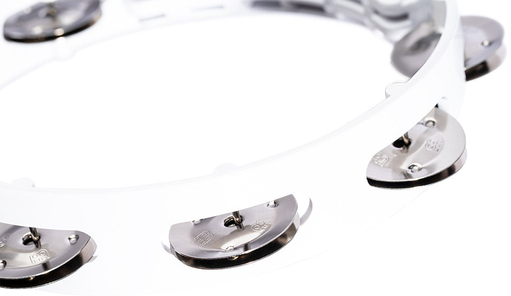 MEINL Percussion Headliner® Series Molded ABS Tambourine - 8" White