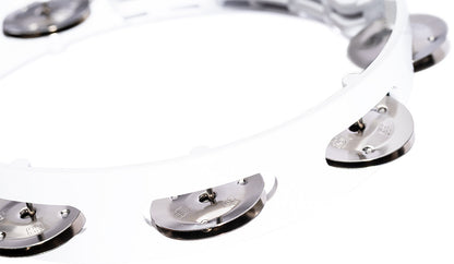 MEINL Percussion Headliner® Series Molded ABS Tambourine - 8" White