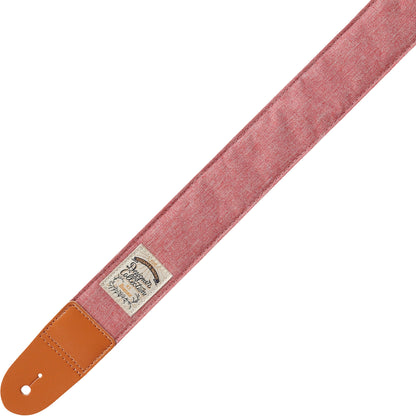 IBANEZ Designer Collection Guitar Strap - Red Denim
