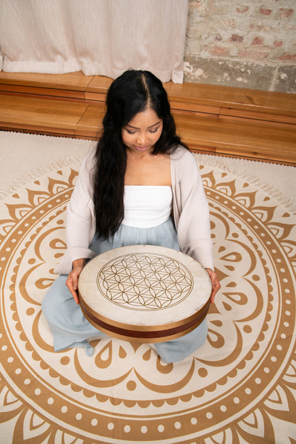 Meinl Sonic Energy Flower of Life Wave Drum 16" - Beidseitig Ziegenfell