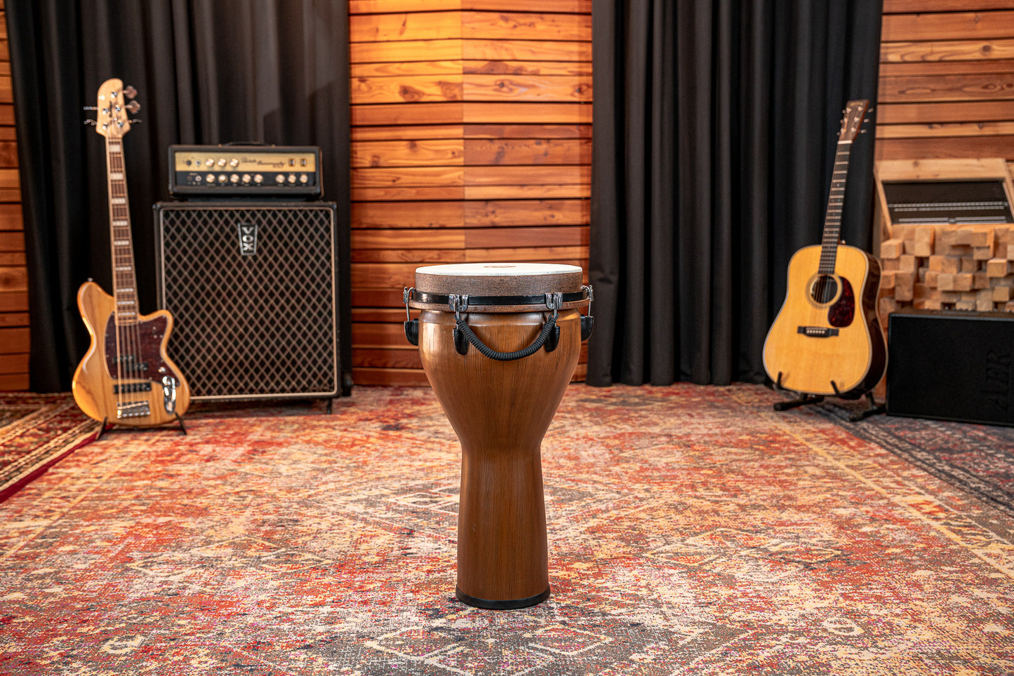 MEINL Percussion Jumbo Djembe 12" - Barnwood