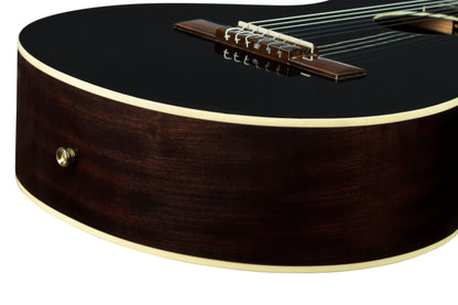 ORTEGA Ranger Series 4/4 Konzertgitarre 6-String - Black + Gigbag
