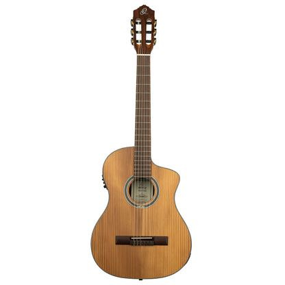 ORTEGA Thermo Series 4/4 Konzertgitarre 6-String - Dunkelbraun matt + Gigbag