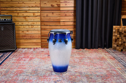 MEINL Percussion Artist Series William Kachiro Conga 11 3/4" /REMO® Black Calfskin Skyndeep Heads - Electric Sky