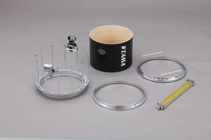 TAMA Fieldstar Marching Snaredrum 14" x 12" - Transparent Black Fade