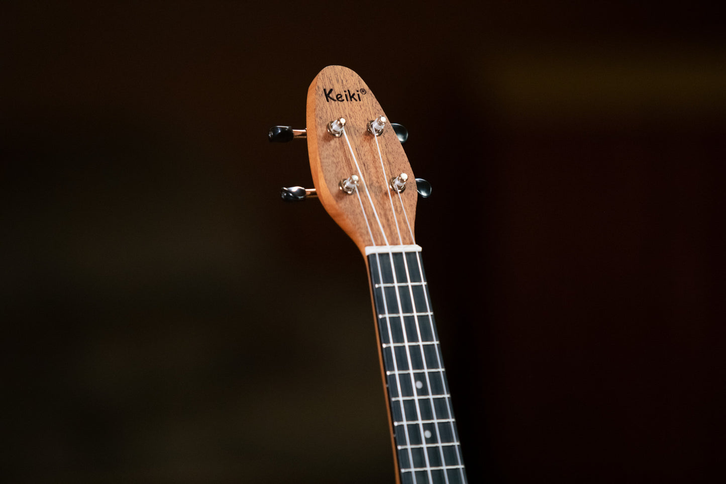 KEIKI K2 Serie Sopran Ukulele Set - Agathis / Mahogany Natural