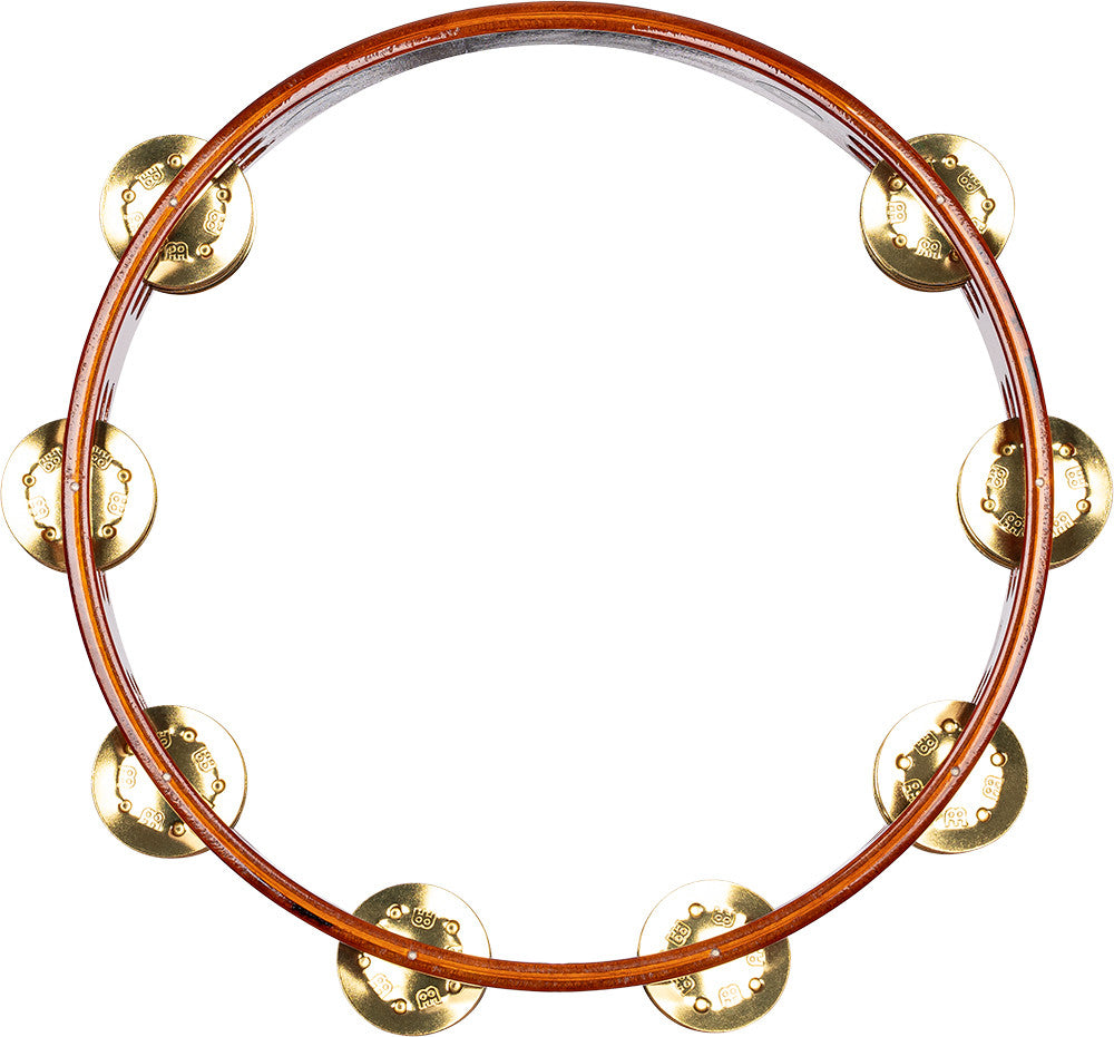 MEINL Percussion Traditional Wood Series Tambourine - 10"