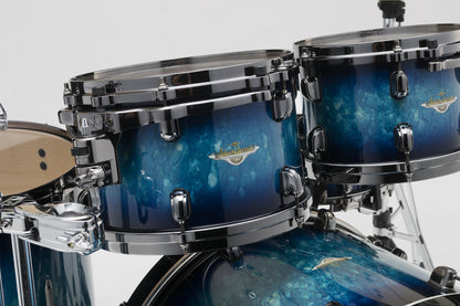 TAMA Starclassic Maple Lacquer Rack Tom 8" x 6" - Molten Electric Blue Burst/Black Nickel HW