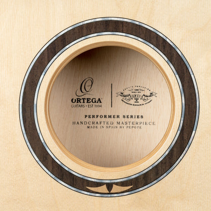 ORTEGA Performer Serie Cajon Lefty - Walnut / Baltic Birch Natural