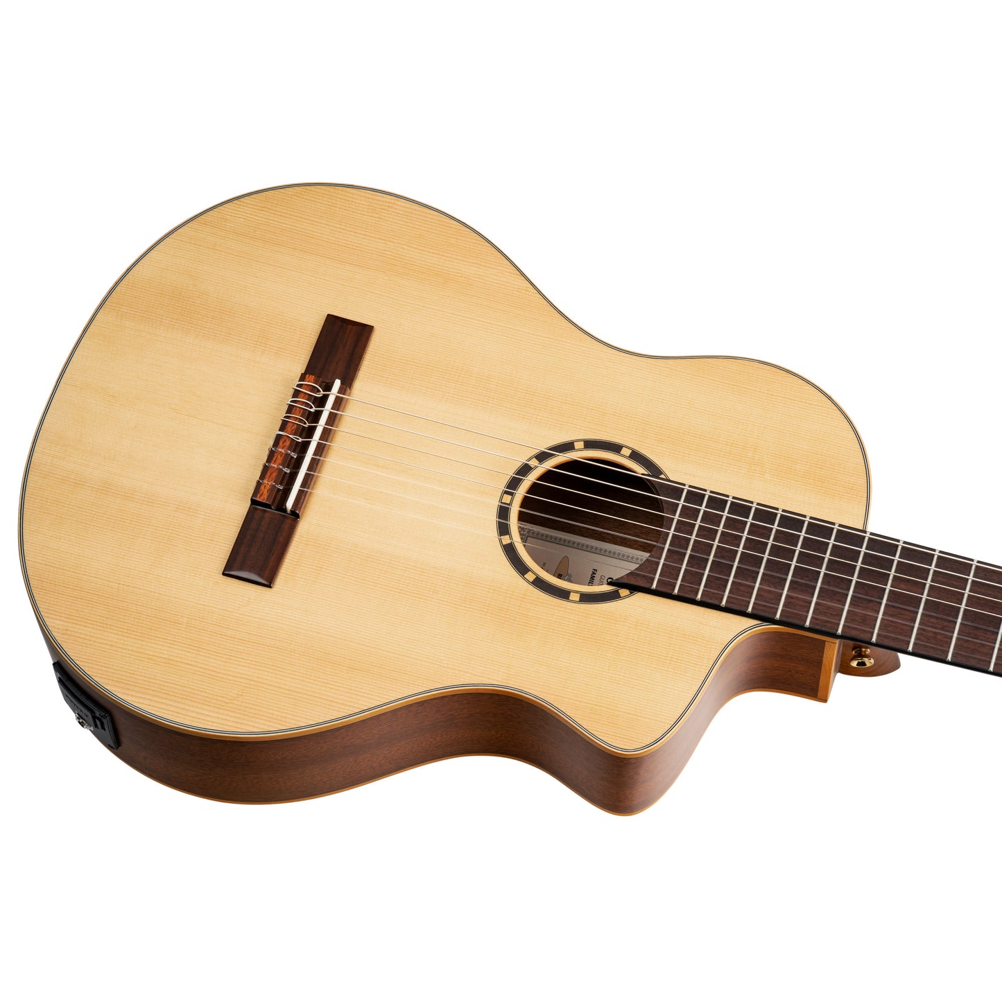 ORTEGA Family Series Pro Classical Guitar 7 String - Solid Spruce / Sapele Natural + Gig Bag