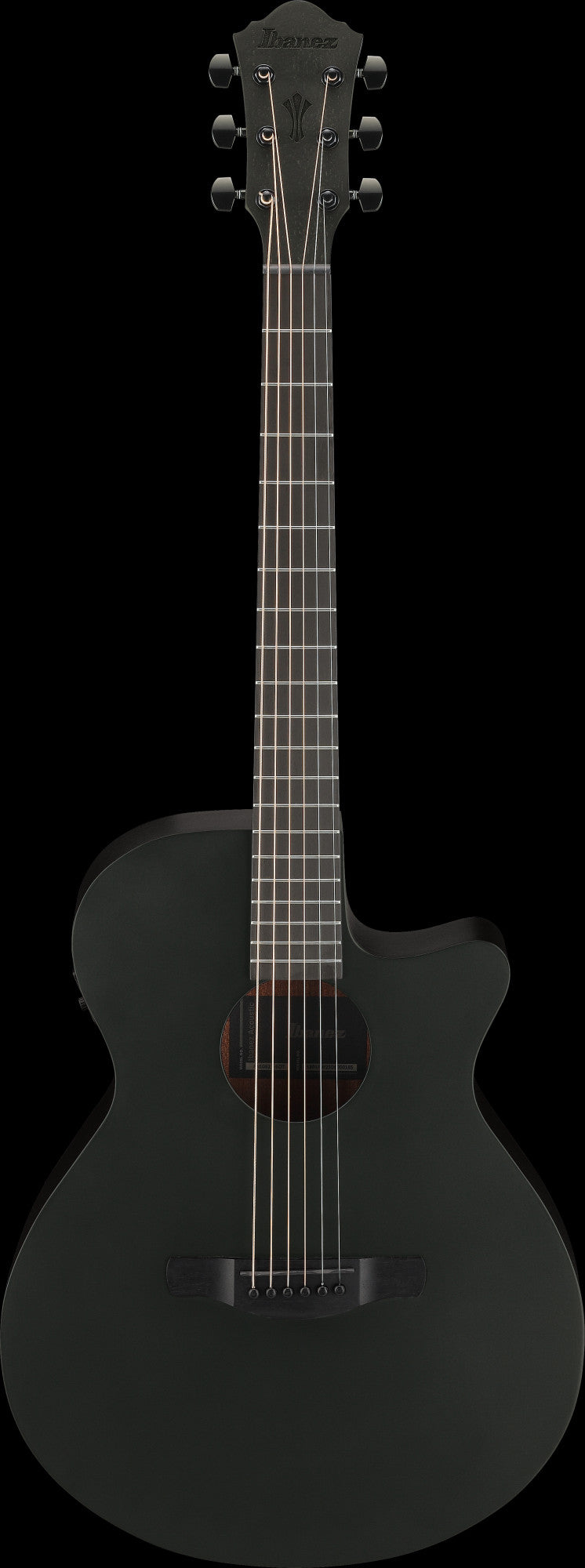 IBANEZ AEG Acoustic Guitar 6-String - Black Out