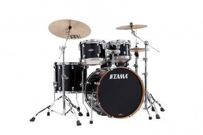 TAMA Starclassic Performer Shell Kit 4 teilig - Piano Black/Chrom HW