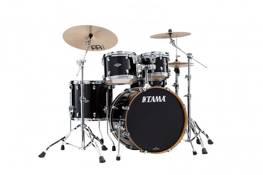 TAMA Starclassic Performer Shell Kit 4 pcs - Piano Black/Chrome HW