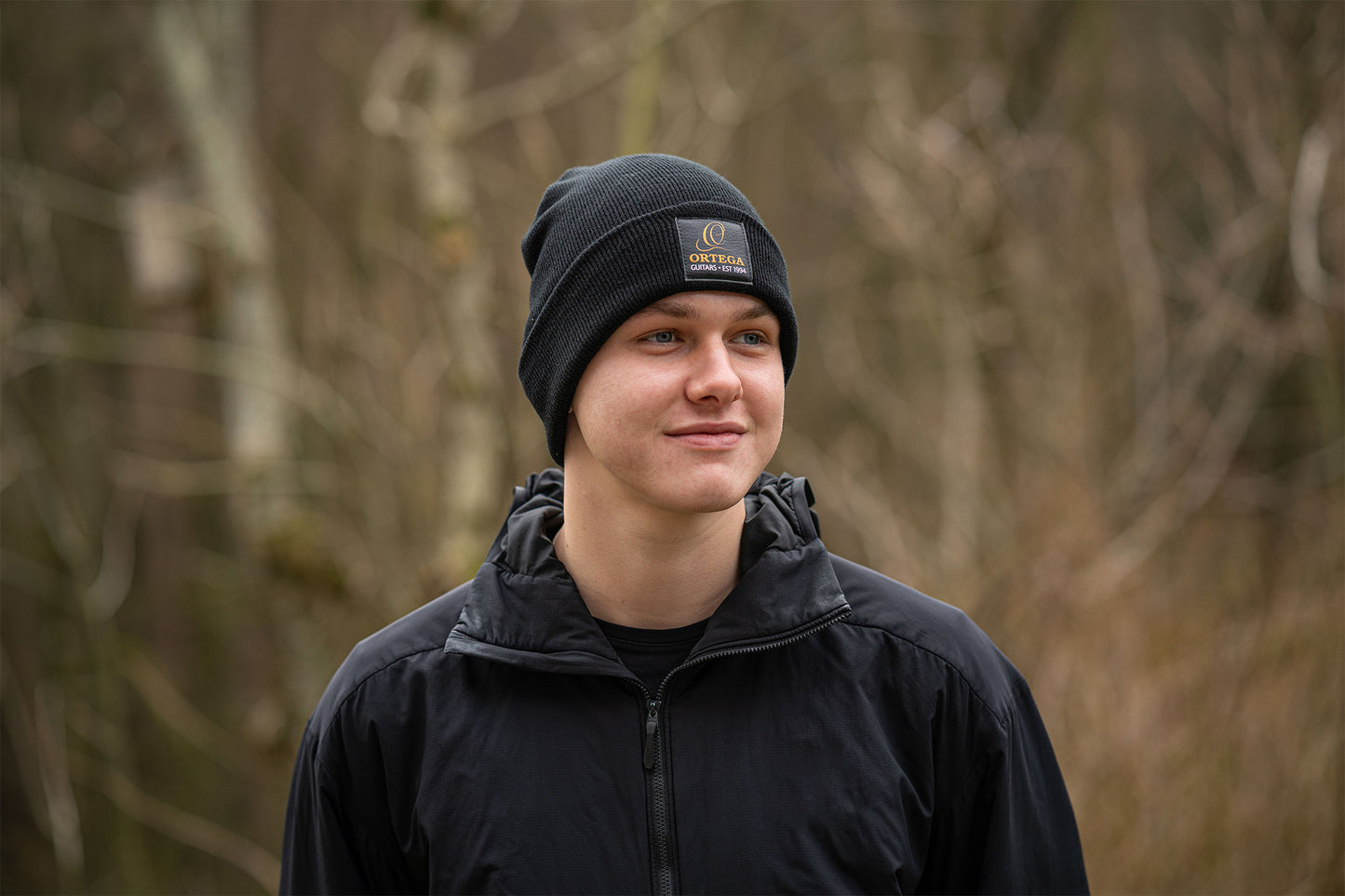 ORTEGA Beanie mit Ortega Logo - schwarz