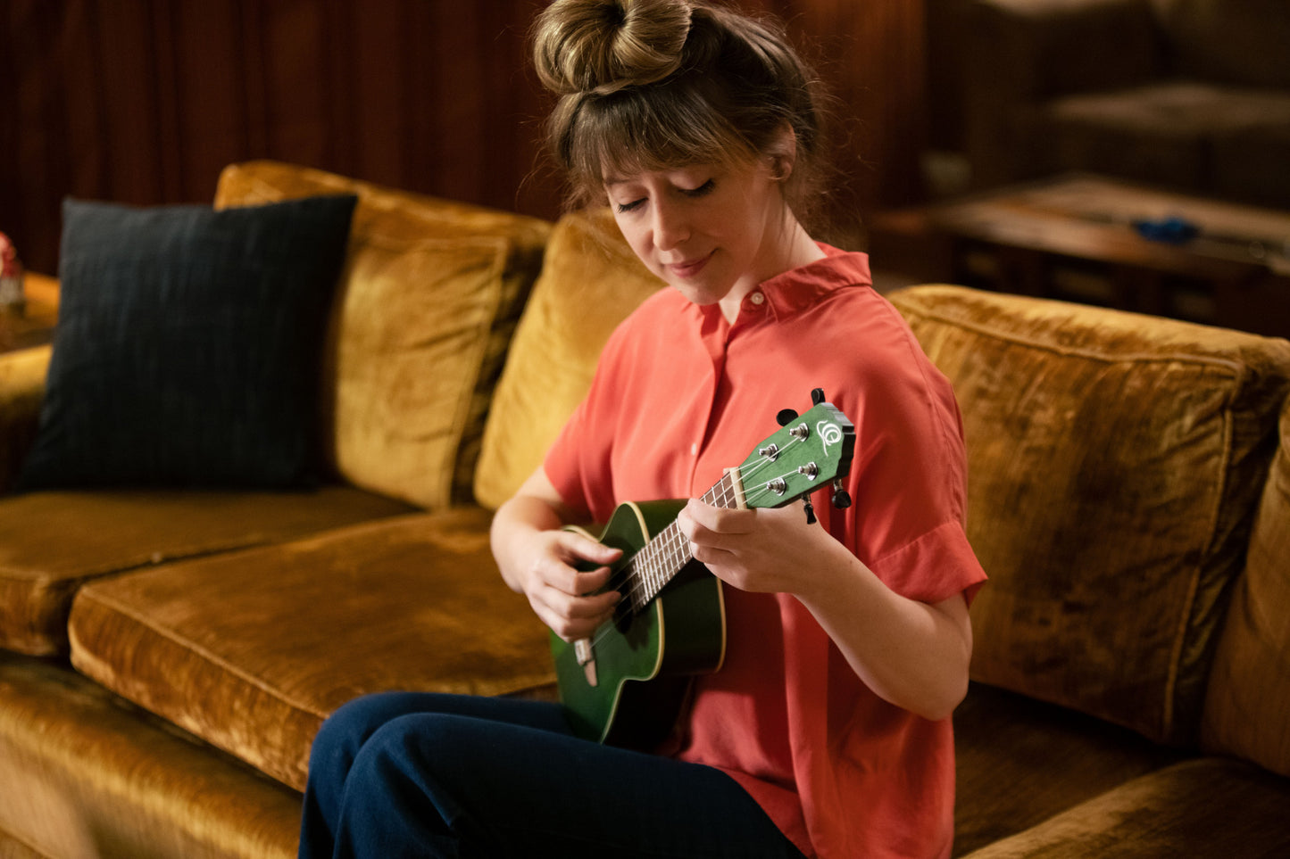 ORTEGA Earth Series Concert Ukulele 4 String - Forest Green