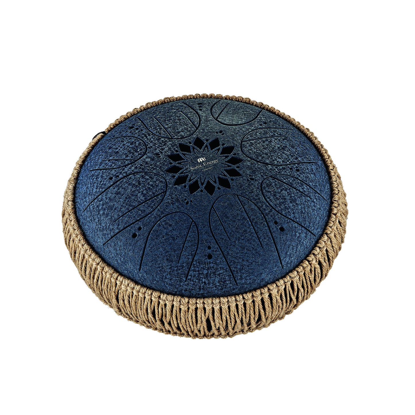MEINL Sonic Energy Medium Octave Steel Tongue Drum 10" - C Minor/8 Notes/432 Hz - Navy Blue
