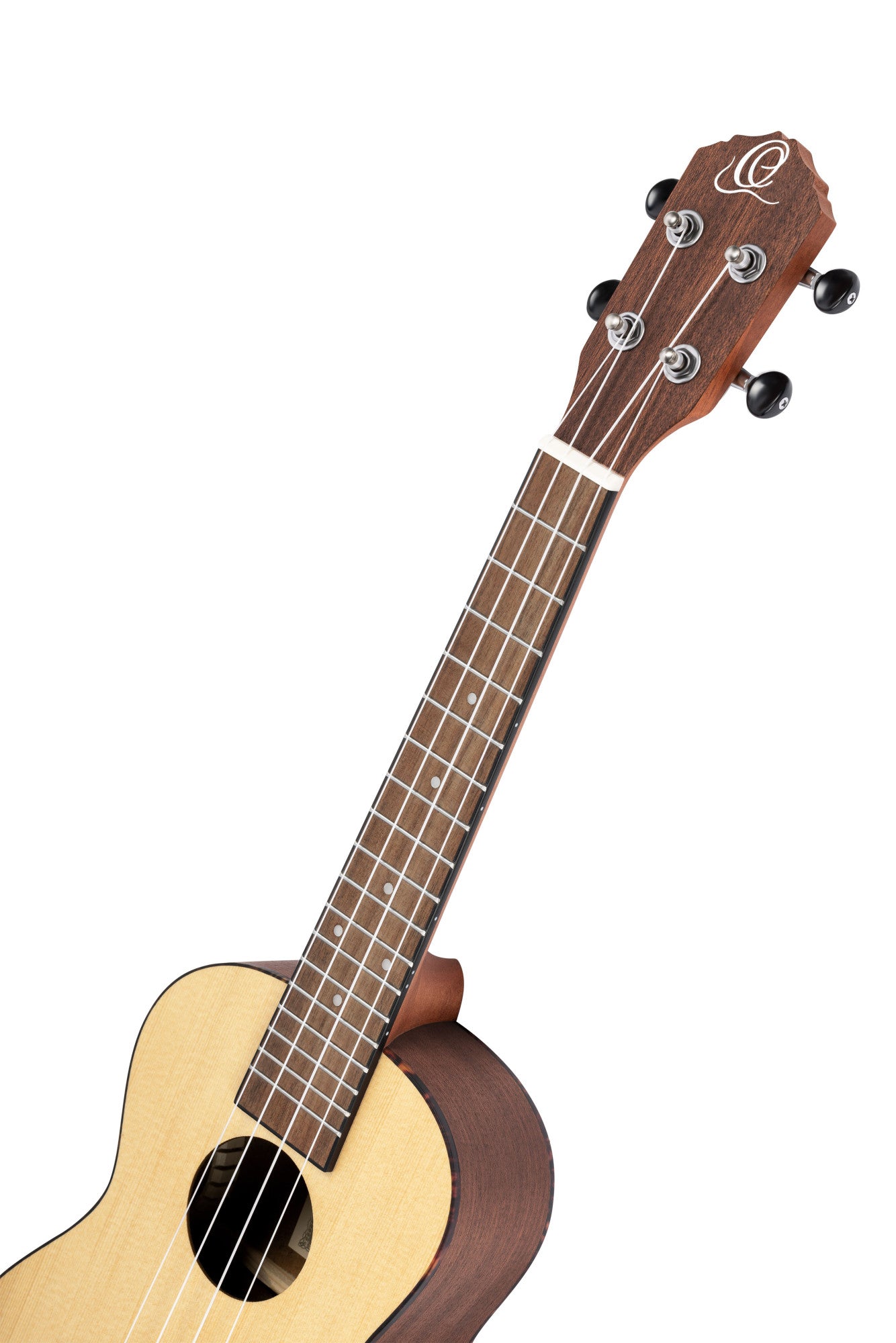 ORTEGA Bonfire Series Concert Ukulele 4 String Lefty - Spruce/Sapele Natural