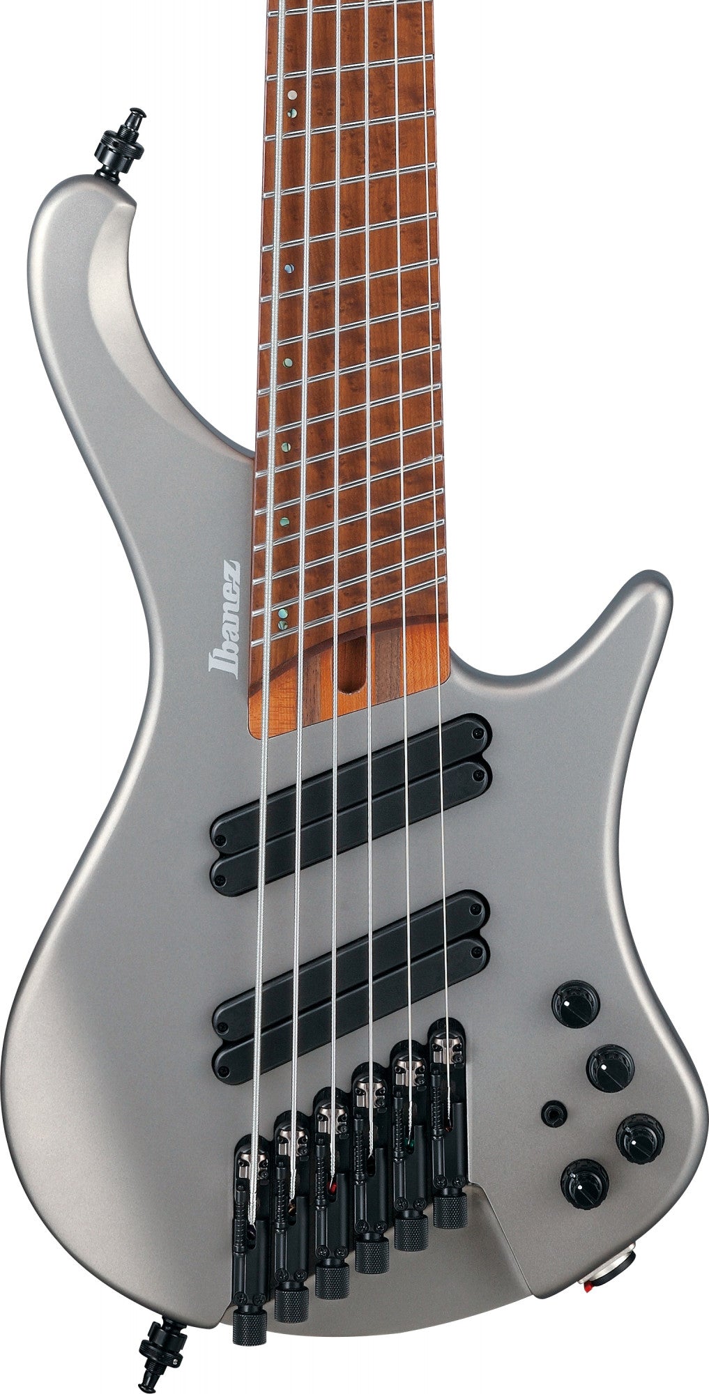 IBANEZ EHB 6-Str Metallic Gray Matte Multi Scale, Incl. Gig Bag