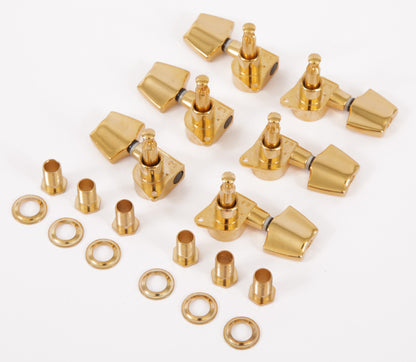 IBANEZ Akustikgitarren Mechanikensatz "Smooth Tuner AS" - 3 x links/3 x rechts gold