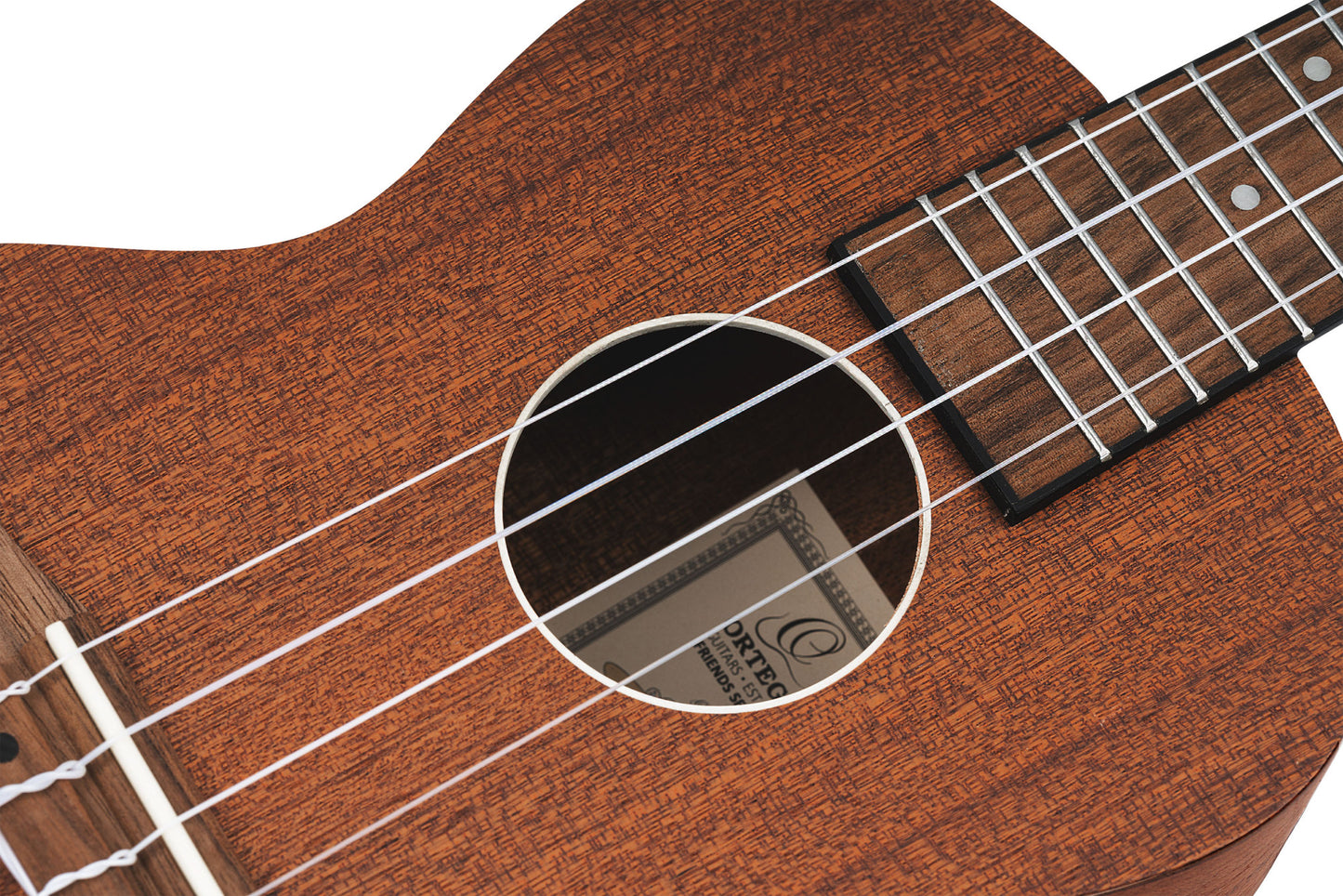 ORTEGA Timber Series Concert Ukulele 4 String - Sapele Natural + Bag